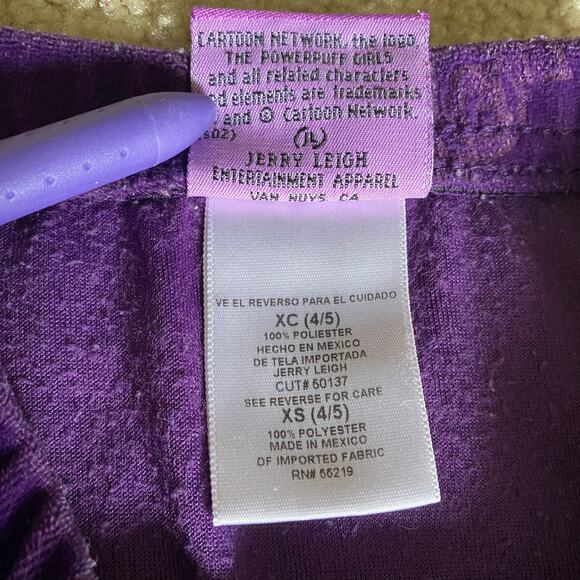 The Powerpuff Girls Velour Glitter Y2K 2002 Skirt Kids Sz XS (4/5) - Picture 5 of 9